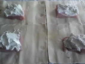 Lachs im Blätterteig - Rezept