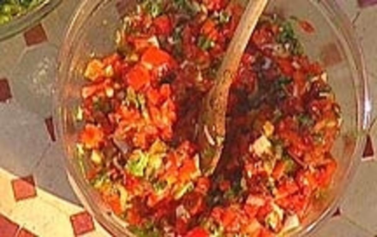 Salsa von der geräucherten Paprika - Rezept