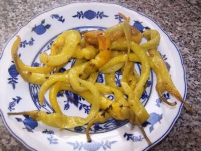 Gebratene Peperoni - Rezept