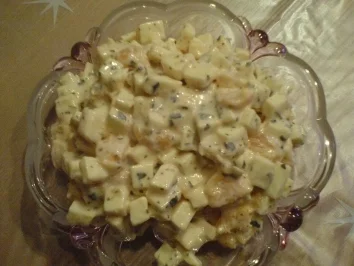 Käse-Obst-Salat - Rezept