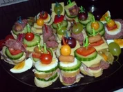 Bunte Häppchen - Rezept