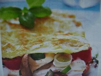 Rezept: Tomaten- Pilz- Lasagne Tomaten- Pilz- Lasagne - Rezept