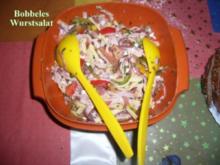Salat für das Abendessen: Bobbeles Wurstsalat - Rezept