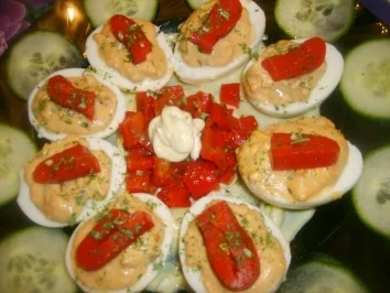 Gefüllte Eier - Rezept