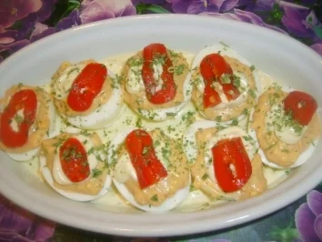 Gefüllte Eier - Rezept