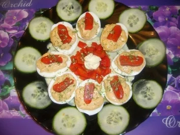 Gefüllte Eier - Rezept