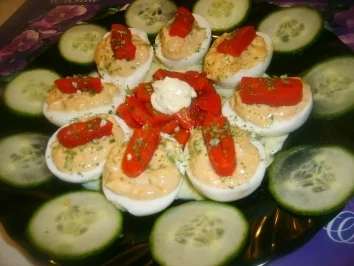 Gefüllte Eier - Rezept