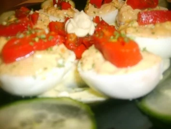 Gefüllte Eier - Rezept