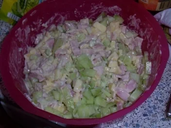 Rezept: Gaby´s frischer Nudelsalat Gaby´s frischer Nudelsalat - Rezept