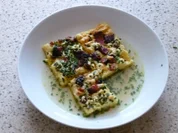 Biskuitschöberln mit Schinken - Rezept