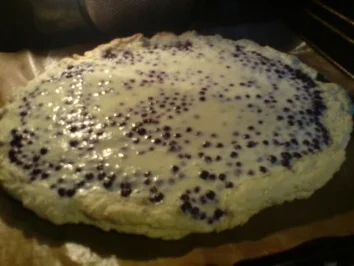 Heidelbeer-Saure Sahne-Kuchen - Rezept