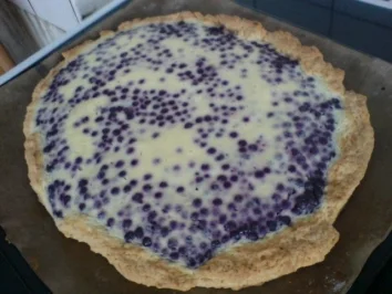 Heidelbeer-Saure Sahne-Kuchen - Rezept