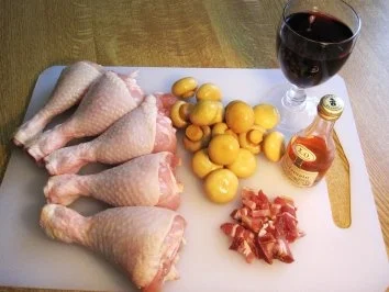 Hähnchen im Wein - Rezept - Bild Nr. 2