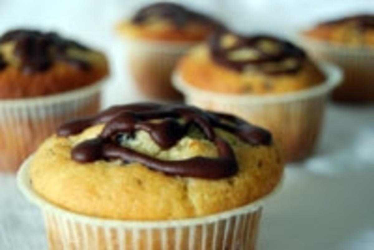 Bilder für Muffins: Bananen Schoko Rezept