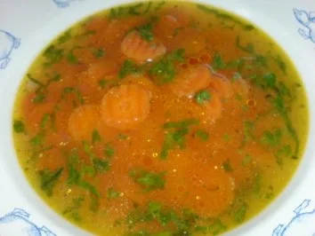 Rezept: Klare Möhrensuppe Bild Nr. 2 Klare Möhrensuppe - Rezept - Bild Nr. 2