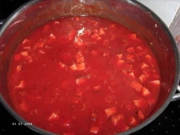 Rezept: Leckere Tomatensoße Leckere Tomatensoße - Rezept