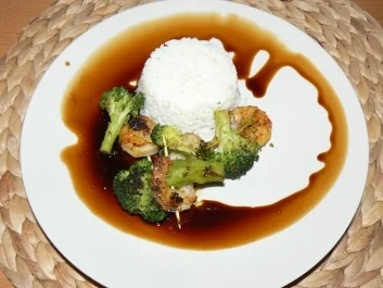 Rezept: Garnelen-Broccoli-Spiesschen Garnelen-Broccoli-Spiesschen - Rezept