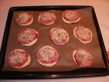 Rezept: Mini-Pizza Mini-Pizza - Rezept