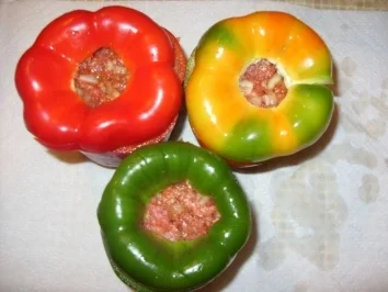 Rezept: Bunte gefüllte Paprika Bild Nr. 5 Bunte gefüllte Paprika - Rezept - Bild Nr. 5
