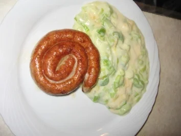 Winterliches Lauchgemüse in Käse-Bécamel Soße - Rezept