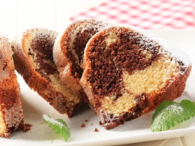 Marmorkuchen mit Dinkelmehl - Rezept - Bild Nr. 2