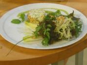 KARTOFFELTERRINE MIT  BASILIKUMSOSSE - Rezept