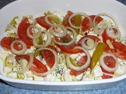 Schafskäse gegrillt - mediteran - Rezept