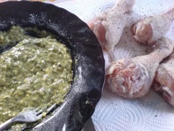 Rezept: Hähnchenschenkel im Kräutermantel Bild Nr. 7 Hähnchenschenkel im Kräutermantel - Rezept - Bild Nr. 7