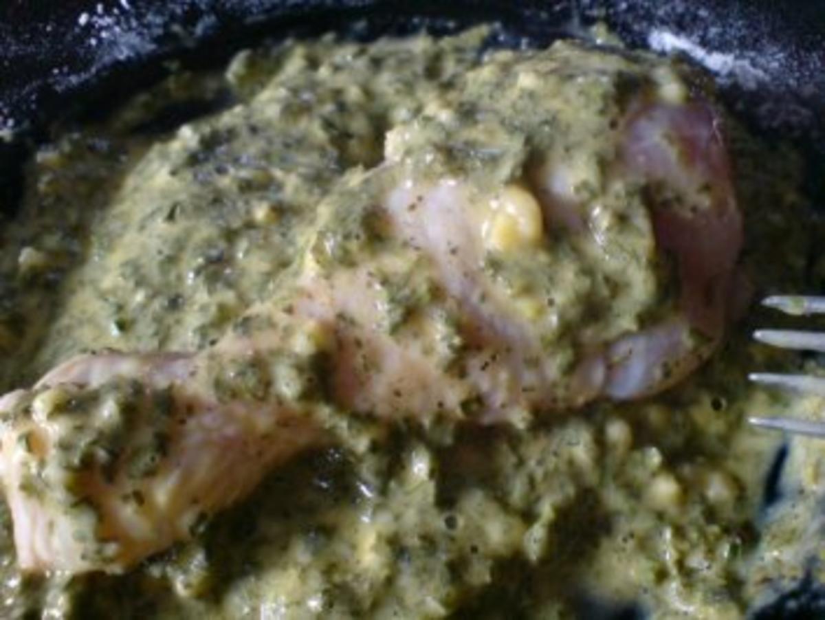 Hähnchenschenkel im Kräutermantel - Rezept - Bild Nr. 8
