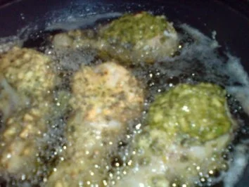 Rezept: Hähnchenschenkel im Kräutermantel Bild Nr. 12 Hähnchenschenkel im Kräutermantel - Rezept - Bild Nr. 12