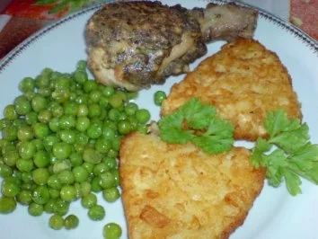 Rezept: Hähnchenschenkel im Kräutermantel Bild Nr. 17 Hähnchenschenkel im Kräutermantel - Rezept - Bild Nr. 17