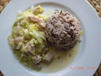 Fischragout mit Lauch - Rezept