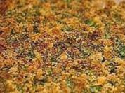 Bröselig überbackene Bohnen mit fettem Speck - Rezept