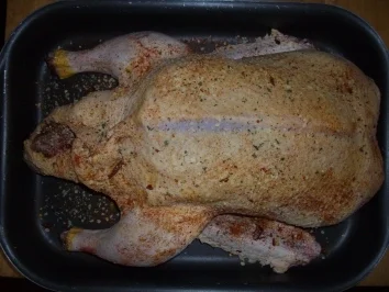 Rezept: Barbarieente mit Orange und Thymian Barbarieente mit Orange und Thymian - Rezept