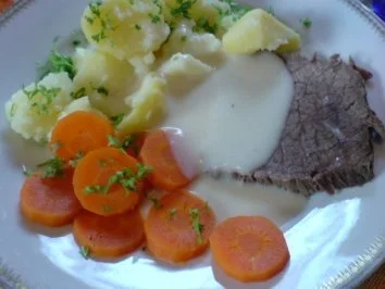 Tafelspitz mit Meerrettichsoße - Rezept