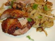 Gewürztes Putenfleisch auf Fenchel - Rezept