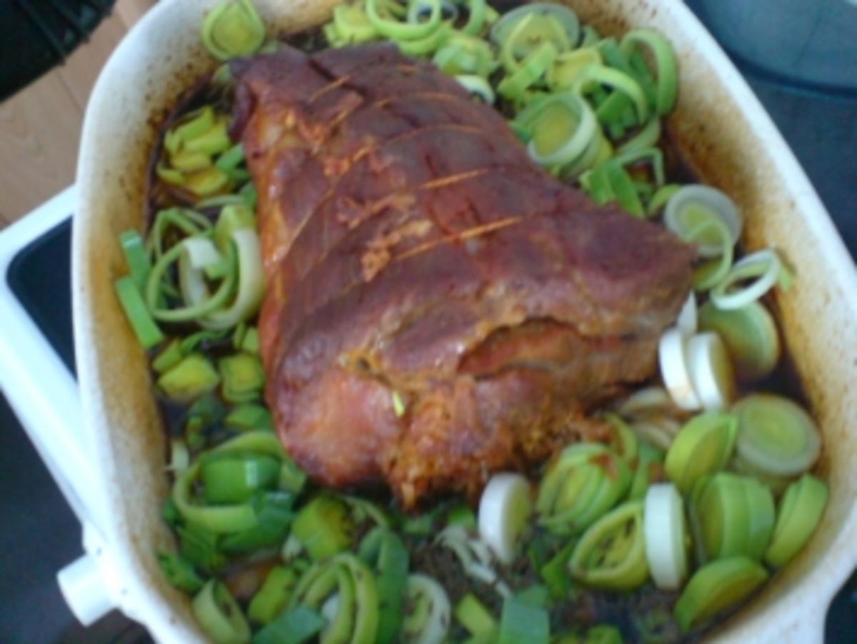 Porree - Rollbraten - Rezept