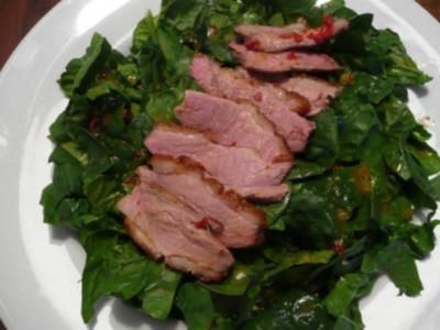 Scharfer Entenbrust-Salat - Rezept