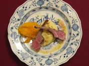 Lammkarree mit Papaya und parfümiertem Kartoffelpüree - Rezept