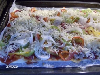 Rezept: Bunte Spirali-Pizza Bild Nr. 2 Bunte Spirali-Pizza - Rezept - Bild Nr. 2