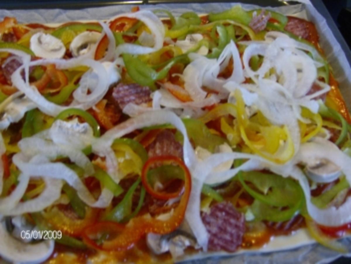 Bilder für Bunte Spirali-Pizza - Rezept