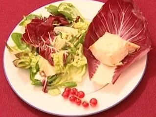 Rezept: Salat au chevre chaud im Filoteig (Okka Gundel) Salat au chevre chaud im Filoteig (Okka Gundel) - Rezept