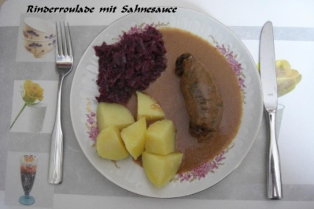 Bilder für Rinderrouladen in Sahnesauce - Rezept