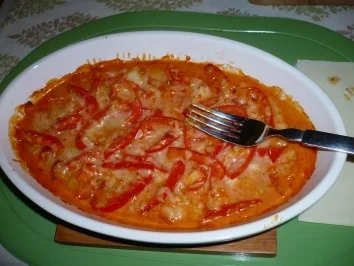 Rezept: Scharfer Hähnchenauflauf Scharfer Hähnchenauflauf - Rezept