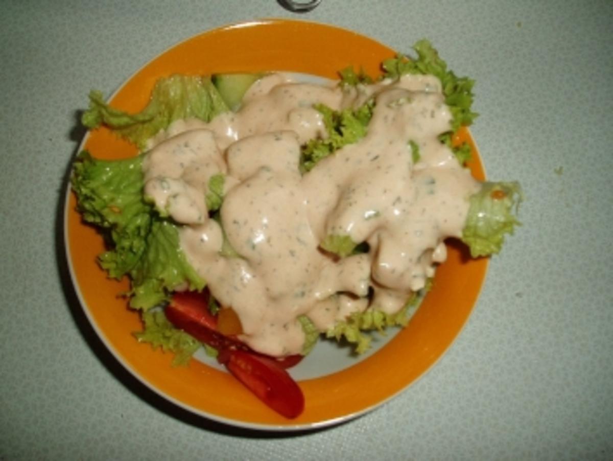 Bilder für Gemischter Salat mit American Dressing - Rezept