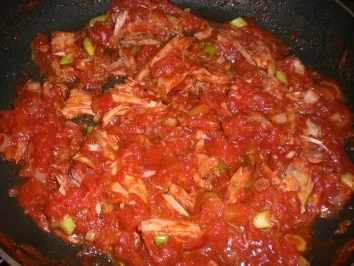 Bandnudeln mit Thunfisch - Rezept - Bild Nr. 3