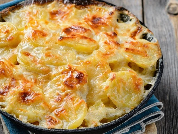 Rezept: Süßkartoffel-Zucchini Gratin Bild Nr. 2 Süßkartoffel-Zucchini Gratin - Rezept - Bild Nr. 2