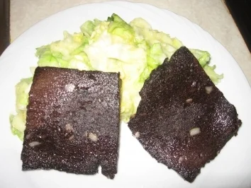 Endivienpatsche mit Panhas - Rezept