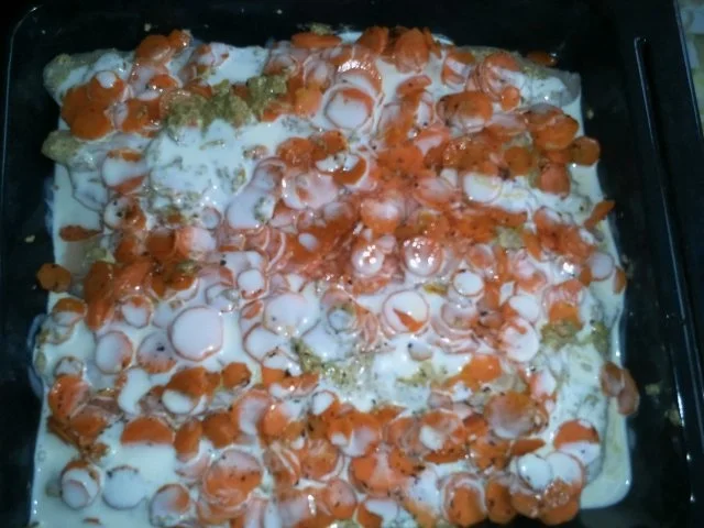 Rezept: Fischfilet auf Möhren mit Pesto Bild Nr. 5 Fischfilet auf Möhren mit Pesto - Rezept - Bild Nr. 5