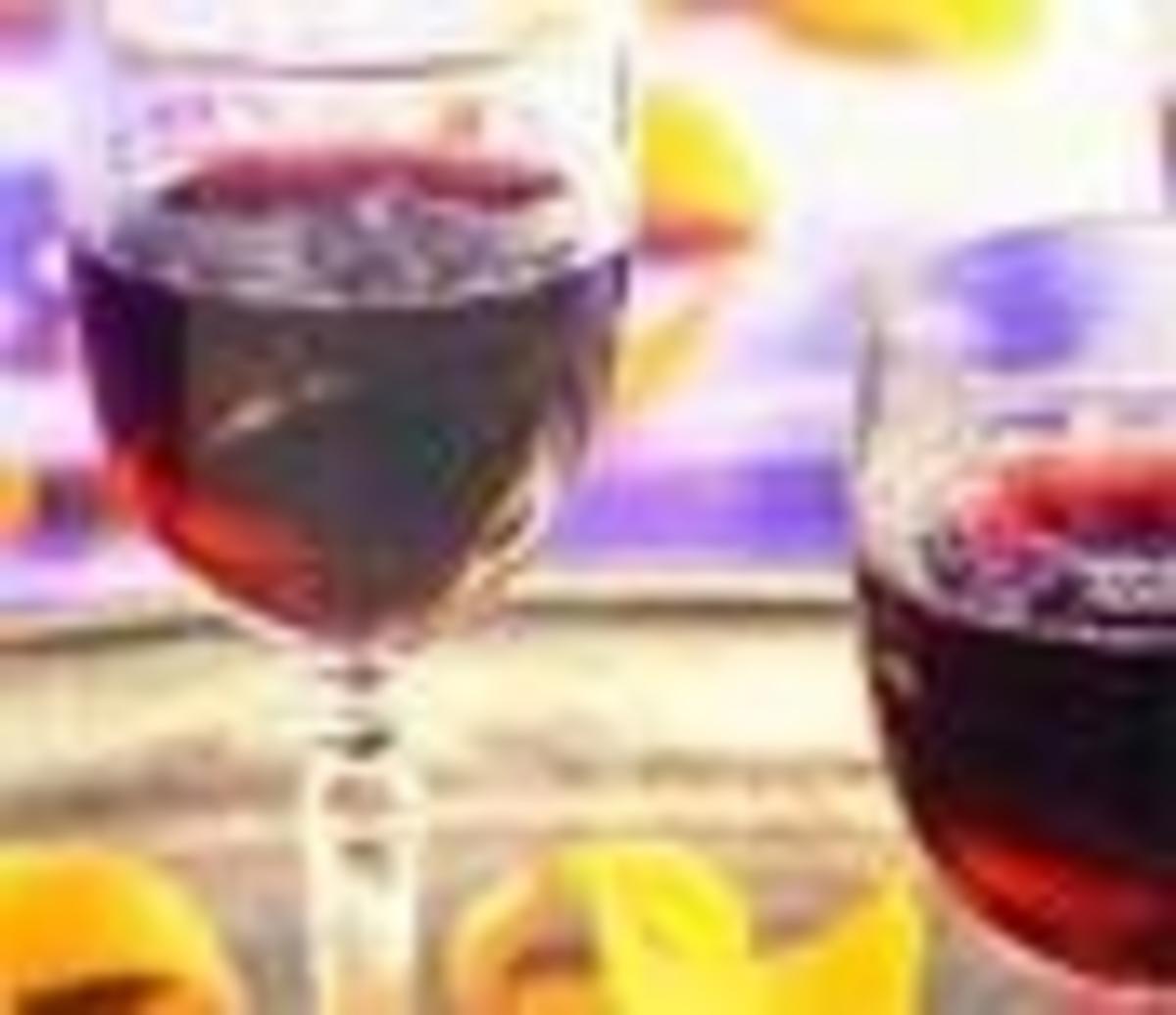 Rote Grütze Tee mit Wodka - Rezept